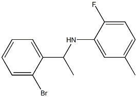 N-[1-(2-bromophenyl)ethyl]-2-fluoro-5-methylaniline