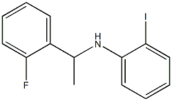 N-[1-(2-fluorophenyl)ethyl]-2-iodoaniline Structure