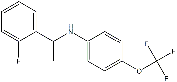 N-[1-(2-fluorophenyl)ethyl]-4-(trifluoromethoxy)aniline