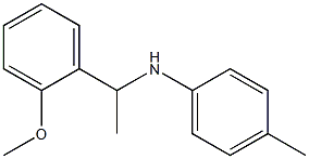 N-[1-(2-methoxyphenyl)ethyl]-4-methylaniline Structure