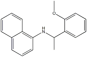 N-[1-(2-methoxyphenyl)ethyl]naphthalen-1-amine,,结构式