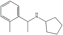 N-[1-(2-methylphenyl)ethyl]cyclopentanamine Struktur