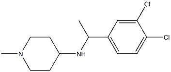 N-[1-(3,4-dichlorophenyl)ethyl]-1-methylpiperidin-4-amine Structure