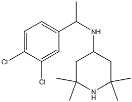 N-[1-(3,4-dichlorophenyl)ethyl]-2,2,6,6-tetramethylpiperidin-4-amine