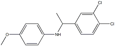 N-[1-(3,4-dichlorophenyl)ethyl]-4-methoxyaniline Structure