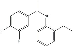 N-[1-(3,4-difluorophenyl)ethyl]-2-ethylaniline