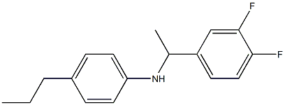 N-[1-(3,4-difluorophenyl)ethyl]-4-propylaniline|