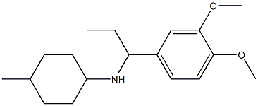 N-[1-(3,4-dimethoxyphenyl)propyl]-4-methylcyclohexan-1-amine Structure