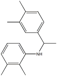N-[1-(3,4-dimethylphenyl)ethyl]-2,3-dimethylaniline Structure