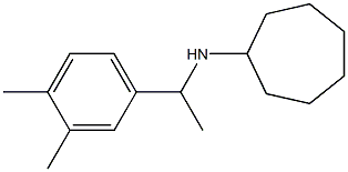 N-[1-(3,4-dimethylphenyl)ethyl]cycloheptanamine Structure