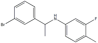 N-[1-(3-bromophenyl)ethyl]-3-fluoro-4-methylaniline