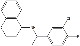 N-[1-(3-chloro-4-fluorophenyl)ethyl]-1,2,3,4-tetrahydronaphthalen-1-amine