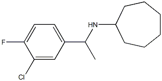 N-[1-(3-chloro-4-fluorophenyl)ethyl]cycloheptanamine