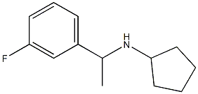 N-[1-(3-fluorophenyl)ethyl]cyclopentanamine