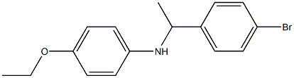 N-[1-(4-bromophenyl)ethyl]-4-ethoxyaniline Structure