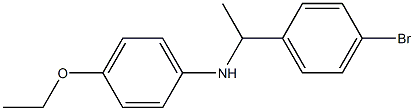 N-[1-(4-bromophenyl)ethyl]-4-ethoxyaniline,,结构式