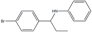 N-[1-(4-bromophenyl)propyl]aniline|