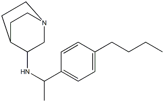 N-[1-(4-butylphenyl)ethyl]-1-azabicyclo[2.2.2]octan-3-amine