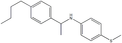  N-[1-(4-butylphenyl)ethyl]-4-(methylsulfanyl)aniline