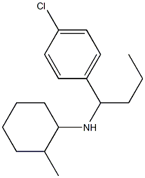 N-[1-(4-chlorophenyl)butyl]-2-methylcyclohexan-1-amine Struktur