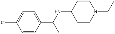  N-[1-(4-chlorophenyl)ethyl]-1-ethylpiperidin-4-amine