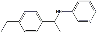 N-[1-(4-ethylphenyl)ethyl]pyridin-3-amine Structure