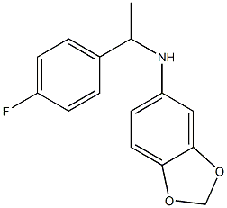 N-[1-(4-fluorophenyl)ethyl]-2H-1,3-benzodioxol-5-amine Structure