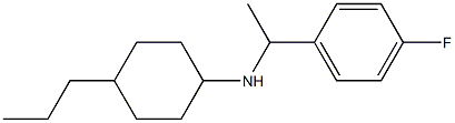 N-[1-(4-fluorophenyl)ethyl]-4-propylcyclohexan-1-amine Structure