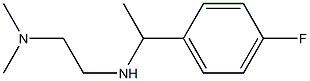 N'-[1-(4-fluorophenyl)ethyl]-N,N-dimethylethane-1,2-diamine Struktur