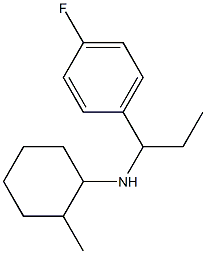 N-[1-(4-fluorophenyl)propyl]-2-methylcyclohexan-1-amine Structure