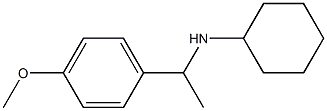 N-[1-(4-methoxyphenyl)ethyl]cyclohexanamine,,结构式