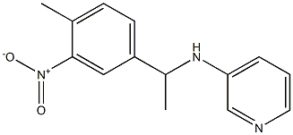  N-[1-(4-methyl-3-nitrophenyl)ethyl]pyridin-3-amine