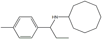 N-[1-(4-methylphenyl)propyl]cyclooctanamine