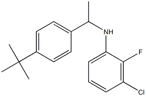 N-[1-(4-tert-butylphenyl)ethyl]-3-chloro-2-fluoroaniline Structure