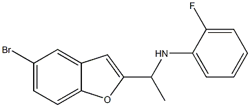 N-[1-(5-bromo-1-benzofuran-2-yl)ethyl]-2-fluoroaniline Structure