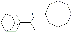 N-[1-(adamantan-1-yl)ethyl]cyclooctanamine 结构式