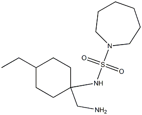 N-[1-(aminomethyl)-4-ethylcyclohexyl]azepane-1-sulfonamide
