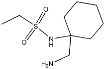 N-[1-(aminomethyl)cyclohexyl]ethane-1-sulfonamide Structure