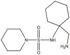 N-[1-(aminomethyl)cyclohexyl]piperidine-1-sulfonamide 结构式