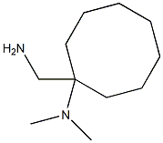 N-[1-(aminomethyl)cyclooctyl]-N,N-dimethylamine,,结构式