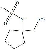 N-[1-(aminomethyl)cyclopentyl]methanesulfonamide Structure