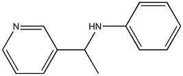 N-[1-(pyridin-3-yl)ethyl]aniline 结构式