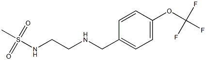 N-[2-({[4-(trifluoromethoxy)phenyl]methyl}amino)ethyl]methanesulfonamide|