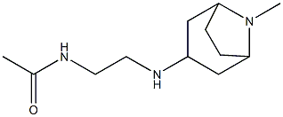 N-[2-({8-methyl-8-azabicyclo[3.2.1]octan-3-yl}amino)ethyl]acetamide 化学構造式