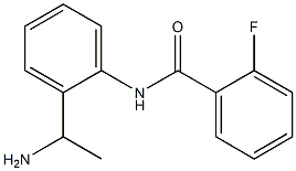 N-[2-(1-aminoethyl)phenyl]-2-fluorobenzamide Struktur