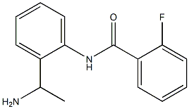 N-[2-(1-aminoethyl)phenyl]-2-fluorobenzamide Structure