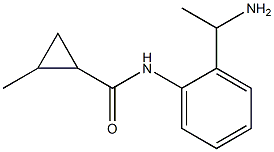 N-[2-(1-aminoethyl)phenyl]-2-methylcyclopropanecarboxamide