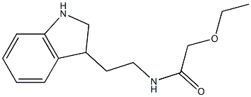 N-[2-(2,3-dihydro-1H-indol-3-yl)ethyl]-2-ethoxyacetamide,,结构式