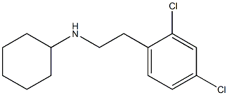 N-[2-(2,4-dichlorophenyl)ethyl]cyclohexanamine Structure