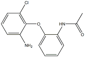 N-[2-(2-amino-6-chlorophenoxy)phenyl]acetamide Structure